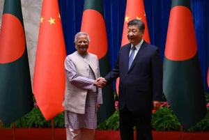চীনের প্রেসিডেন্টের সঙ্গে প্রধান উপদেষ্টার বৈঠক